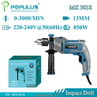 IPOPULUS 850W 13MM professionnel Portable manuel mandrin électrique perceuse à percussion Machine outils électriques Mini perceuse à percussion filaire