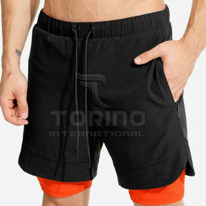 OEM pantalones cortos de gimnasio para hombre High Street Style Board Shorts patrón sólido ropa de entrenamiento Nuevo en stock Venta caliente a precio barato - Product Image 1