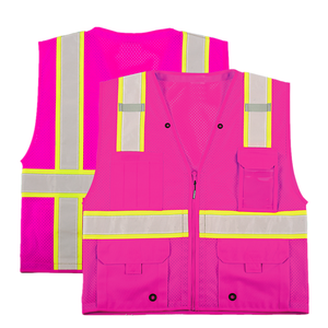 Gilet de sécurité confortable et moderne, pas cher, Design personnalisé, gilet réfléchissant haute visibilité - Product Image 6