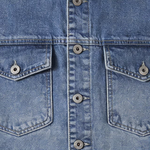 Chaqueta Vaquera de Motociclista para Hombre, Estilo Urbano, Color Sólido Lavado, Talla Grande, Venta al Por Mayor de Fábrica, Personalizable OEM - Product Image 4