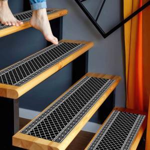 Alfombra Negra, Alfombra Blanca, Alfombra con Diseño Kilim, Alfombra Estampada, Alfombra de Pasillo - Product Image 2