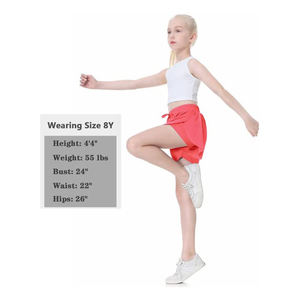 Venta al por mayor verano personalizado pantalones cortos de sudor cordón dos bolsillos laterales mujeres transpirable Casual sólido mujeres bermudas - Product Image 2