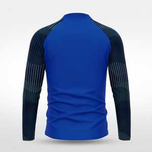 Custom Sublimation Reversible Lightweight Breathable Quick Dry Eco-Friendly Quarter Zip Long Sleeves Shirts Men Women <b>Athletic</b> - Product Image 4