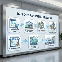 Agent d'approvisionnement en gros 1688 en Chine, service de dropshipping et de fulfillment avec emballage à marque privée et expédition mondiale