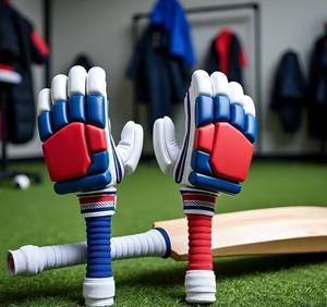 Guantes de cricket profesionales de alta calidad Bat Craze con diseño de logotipo personalizado Equipo de bateo profesional - Product Image 3