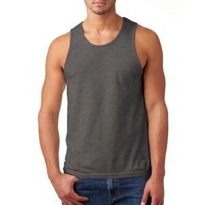 Derniers débardeurs Gym Stringer pour hommes Vêtements de fitness décontractés Chemise vierge sans manches pour musculation Maillot de corps Mode tricoté - Product Image 5