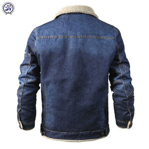 Chaqueta Vaquera Casual para Hombre, Diseño Nuevo, Invierno, Estilo Urbano, Ecológica, Resistente al Viento, con 2 Bolsillos en el Pecho, Color Azul Claro - Product Image 2