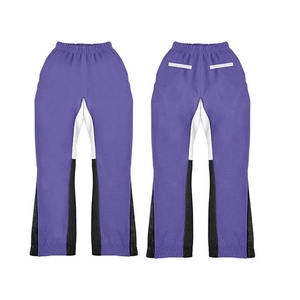 Manufacturer 2024 Custom Logo Men Jacket Reflect Sweatsuit Brand Clothing Outfits Casual Two Piece Mens Reflective Tracksuit Sets - Product Image 4