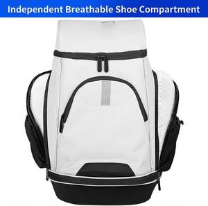 Sac à dos de sport décontracté pour équipe de basketball, pliable, résistant, en matériau robuste, pour les voyages scolaires et les longs trajets SBBP-0125 - Product Image 5