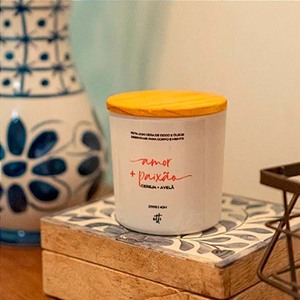 Ensemble Aromatique-Diffuseur avec Bâtons 250ml-Parfum Figue et Roses + Pot Beige Bougie Parfumée 200g-Cannelle et Pomme - Product Image 2