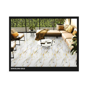 Élégant carrelage en porcelaine grand format en pierre frittée brillante de 600x1200mm et carrelage en porcelaine pour sol d'hôtel - Product Image 6