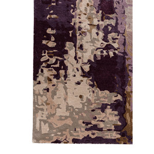 พรมขนสัตว์และวิสโคสทอมือลายไอวอรี่ รุ่นเจเนซิส ขนาด 9x12 ฟุต รูปทรงสี่เหลี่ยมผืนผ้า ลายแบบนามธรรม สำหรับห้องนอน ทางเดิน หรือห้องนั่งเล่น รุ่น TNQ-4306 - Product Image 4