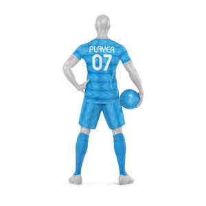 Ensemble de shorts de football pour hommes personnalisés avec logo imprimé, 100% polyester, haute qualité, uniformes personnalisés à séchage rapide pour les clubs - Product Image 2