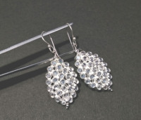 Pendientes de Plata de Ley 925 con Circonita Redonda, Estilo Étnico, para Fiesta, para Damas de Honor