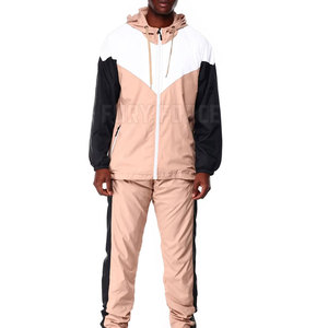 Costume coupe-vent pour hommes avec logo personnalisé de dernière conception à vendre costume coupe-vent pour hommes de couleur unie - Product Image 1