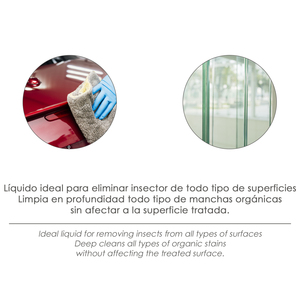 Elimina Insetti / Escrementi di Uccelli per Vetri / Lunas Parabrisas Auto 750 Ml. - Product Image 3