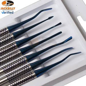 Ensemble d'ascenseurs de racine de luxation PDL dentaire manuel professionnel extraction dentaire de classe I certifiée MOL en acier inoxydable de qualité supérieure - Product Image 3