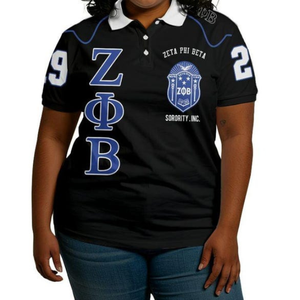 T-shirts de polo de sport en polyester brodés personnalisés de qualité supérieure vêtements de sororité décontractés coupe ajustée pour l'été T-shirts pour hommes - Product Image 2