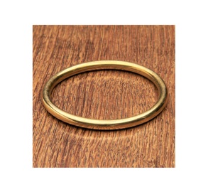 Simple Brass Golden Bangle Fashion <b>Woman</b> Trendy Brass Metal Bangle Indian Crafts at Wholesales - Product Image 1