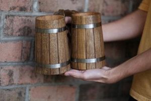 ELEVATE POPULAR ASSURING Tasse en bois de qualité supérieure Design moderne Parfait pour le thé, le café, le vin et la bière de Falak - Product Image 6