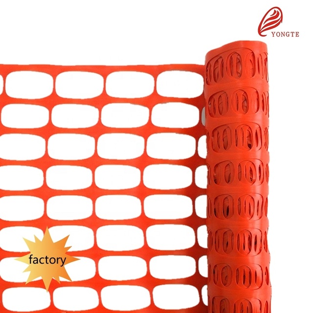 20 Years Factory 1*50M Orange Safety Barrier Mesh Plastic Safety Fence Nets for Construction Site Safety
