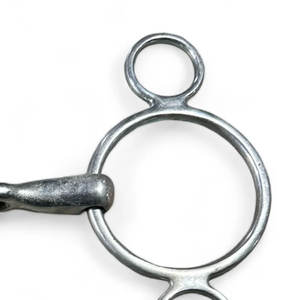 Mors de cheval équestre de 5 pouces, type Dutch Gag à trois anneaux, en acier inoxydable de qualité supérieure, pour un contrôle et un équilibre améliorés - Product Image 6