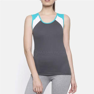 Camisetas de Tirantes Deportivas para Mujer al por Mayor, Ecológicas, de Secado Rápido, Antiencogimiento, Personalizadas, Transpirables, para Yoga, Fitness, con Logotipo Frontal - Product Image 4