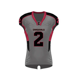 Uniformes de fútbol americano personalizados con impresión por sublimación en tela de malla para equipos juveniles de la mejor calidad - Product Image 5