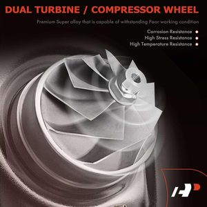Kit de Turbocompresor Completo con Junta Compatible con Hyundai Santa Fe 2005 2006 <span class=keywords><strong>2007</strong></span> 2008 2009 TF035 TF035VGK - Product Image 2