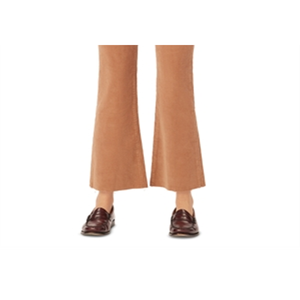 กางเกงยีนส์ทรงบูทคัทเอวสูงรุ่น DL1961 Bridget สีน้ำตาลเท็ดดี้โทเป้ สไตล์ลำลองผ้าคอร์ดูรอย - Product Image 6