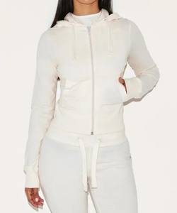 เสื้อฮู้ดซิปเต็มตัวแบบสตรีทแวร์ ผ้าฟลีซ ปักโลโก้ พิมพ์ลาย ออกแบบได้ตามต้องการ สำหรับผู้ชาย ผู้หญิง ใส่ได้ทั้งสองเพศ เสื้อผ้าฤดูหนาว สไตล์ Athleisure - Product Image 4