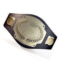 Cinturón de Campeonato de Lucha Libre Unisex de Alta Calidad Hecho a Medida en Pakistán, Cuero Sublimado en Blanco con Color Personalizado