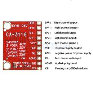 Placa amplificadora digital TPA3116, módulo amplificador de audio de potencia dual digital, 50W + 50W, 100W, 2, 1, 2, 2, 2, 2 - Product Image 3