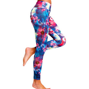 Vêtements de fitness pour femmes bonne qualité couleur unie femmes Yoga course sans couture Leggings OEM fournisseur personnalisé du Bangladesh - Product Image 2