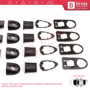 Poignée d'ouverture de porte extérieure BDP1165-1 4 pièces 806B02596R pour Fluence Megane 3 Clio 4 Scenic 3 Captur 1 - Product Image 6