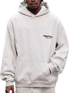 Otoño 100% algodón Unisex hombres sudaderas con capucha y sudaderas de peso pesado de gran tamaño Streetwear chándales sudaderas personalizado liso - Product Image 5