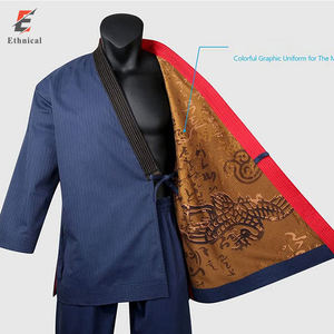 Vente en gros de kimono de judo en coton uniforme de karaté de jiu-jitsu avec logo personnalisé kit de service OEM style pour l'entraînement et la compétition - Product Image 4