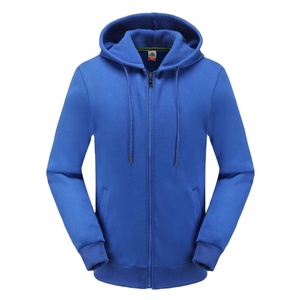 Precio al por mayor cremallera Sudadera con capucha logotipo personalizado peso pesado grueso Premium 100% algodón transpirable en blanco cremallera Sudadera con capucha ropa venta - Product Image 4
