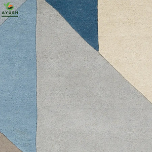 Tapis en laine à texture douce moderne, tapis en laine faits à la main pour le salon, la chambre à coucher et le bureau - Product Image 4