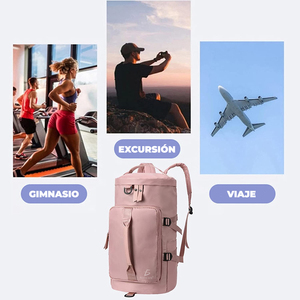 กระเป๋าเป้สะพายหลังกันน้ำสไตล์สปอร์ต พร้อมช่องใส่รองเท้า สำหรับว่ายน้ำ โยคะ ท่องเที่ยว ทำจากไนลอน โพลีเอสเตอร์ ซับในบุผ้า ปิดด้วยซิป - Product Image 6