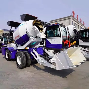 รถผสมคอนกรีตรถบรรทุกผสมคอนกรีตบรรทุกด้วยตนเองสำหรับก่อสร้าง - Product Image 4