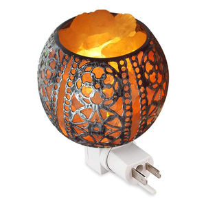 Lampe de sel de l'Himalaya naturelle décorative, lampe de nuit USB, cristal de sel rose, lampe de sel de l'Himalaya à changement de couleur - Product Image 1