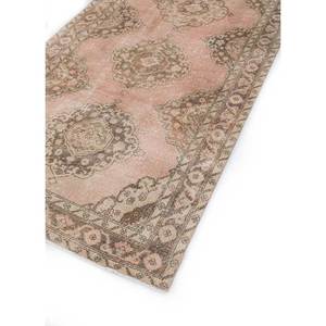 Alfombras de Lana Anudadas a Mano en Rosa y Morado Vintage, Modelo Pae-126, Rectangulares con Motivos de Medallón para Pasillos, Salas de Estar Juveniles, Alfombras Jaipur US - Product Image 2