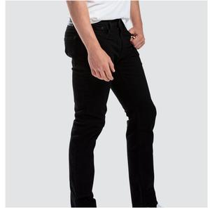 Pantalon en jean droit de couleur bleue uni à jambe large Stretch Slim Fit Blank Vente en gros Meilleure vente en gros Respirant - Product Image 2