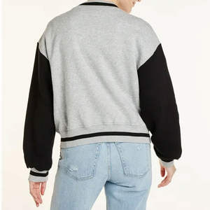 Chaqueta Universitaria con Revestimiento, Mangas Largas, Estilo Letterman, con Tela de Lana/Poliéster, Unisex - Product Image 4