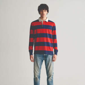 Camisetas de Rugby Personalizadas al por Mayor con Logotipo Personalizado para Hombre, Fabricadas en Jersey de Manga Larga, Secado Rápido, Estilo Urbano - Product Image 5