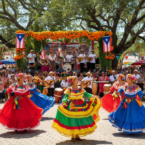 Camiseta Comfort Colors de Cultura Boricua, Camiseta de Danza Folclórica Puertorriqueña, Camiseta Promocional de Herencia Latina Hispánica - Product Image 3