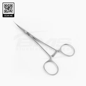 Forceps de vasectomie manuels de qualité supérieure, pointes aiguisées, courbés, en acier inoxydable, sans scalpel, forceps de dissection NSV, 14,5 cm, ISO13485 - Product Image 2