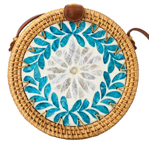 กระเป๋าชายหาดหวายเปลือกหอยมุกขายดี กระเป๋าหวายฤดูร้อน ขายส่งจากโรงงานโดยตรง ราคาถูก ปรับแต่งขนาดได้ - Product Image 1