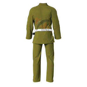 Costume d'arts martiaux brésilien Jiu Jitsu Kimono en coton BJJ pour adultes avec logo personnalisé couleur et taille - Product Image 6